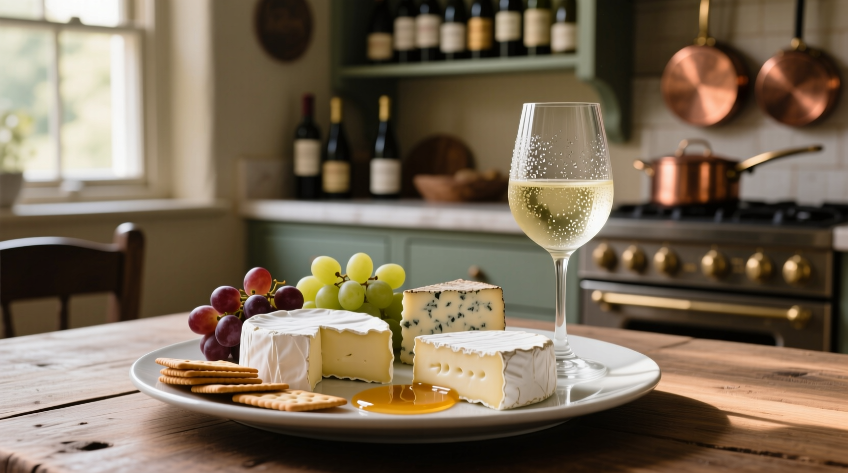 why you should serve white wine with your cheese plate