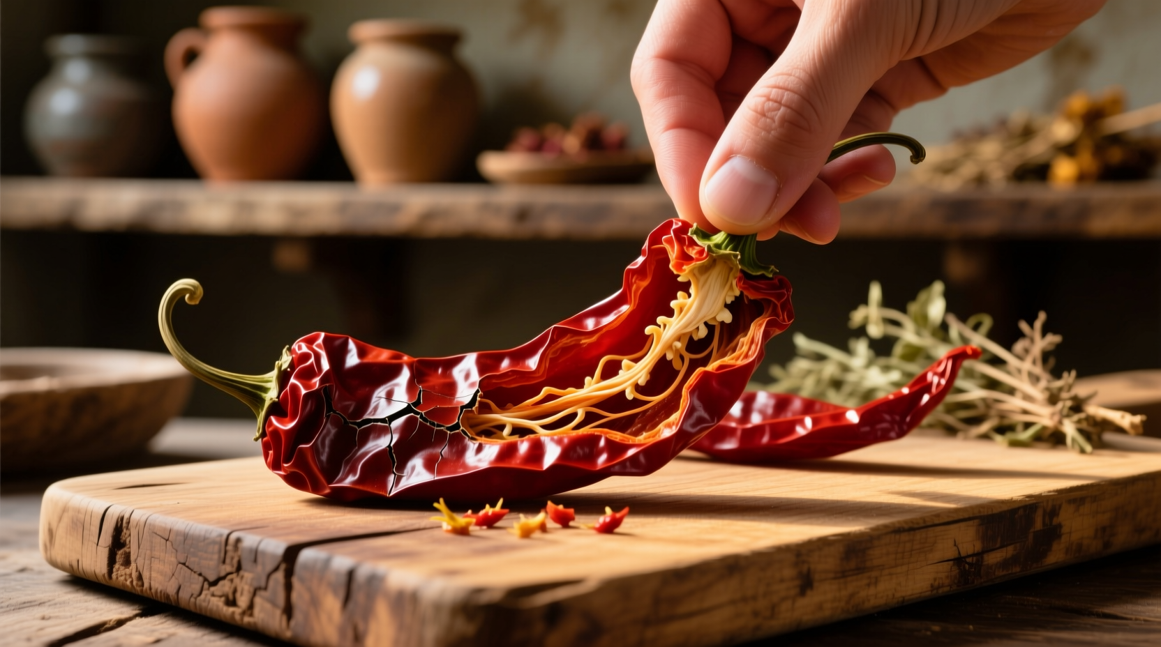 you should peel your dried chiles