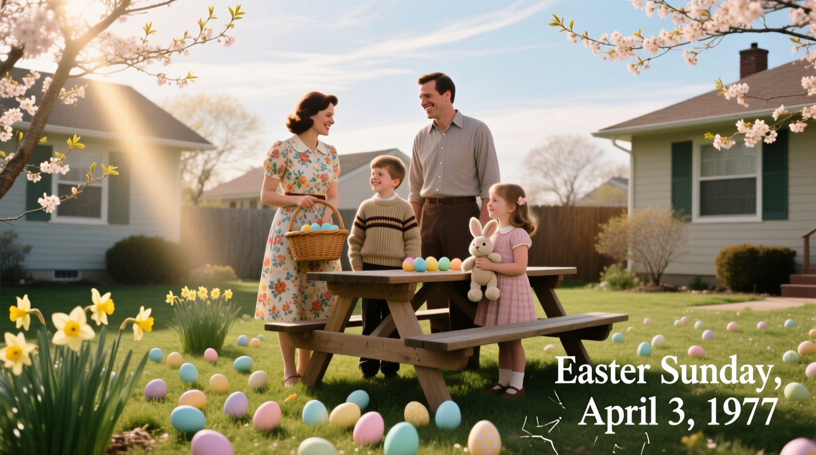 what day was easter on in 1977