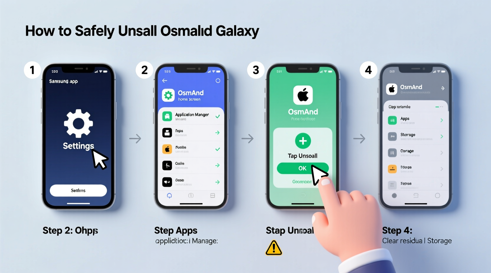 step by step guide how to safely uninstall osmand from your samsung galaxy phone