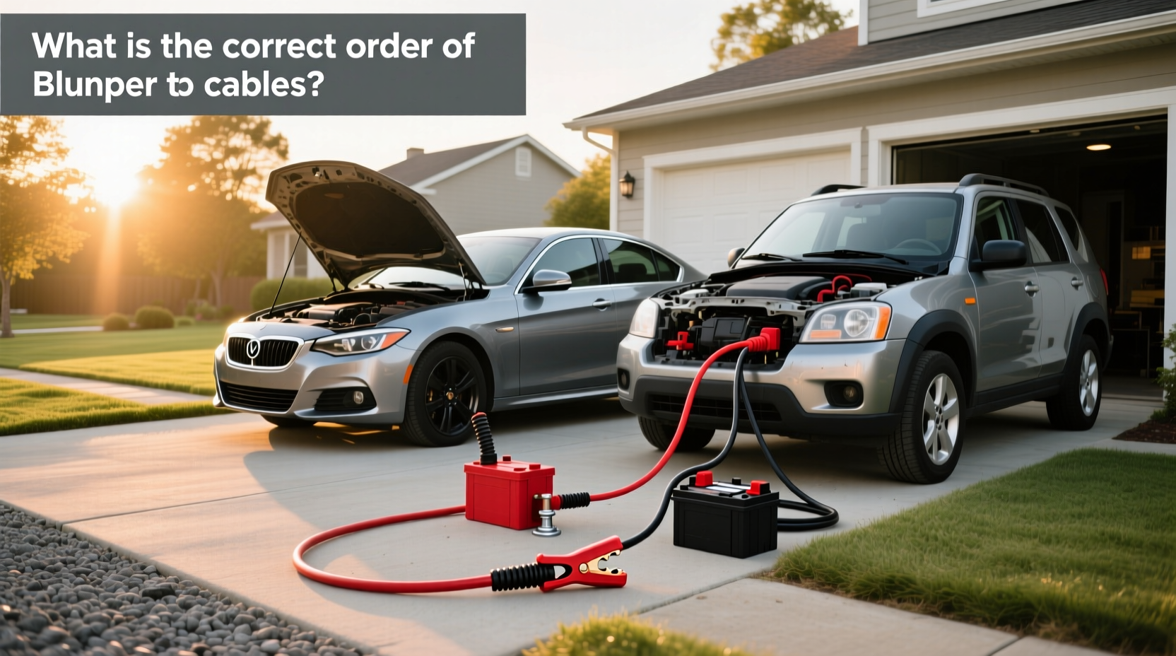 How to Choose Car Jump Start, What Is the Correct Order of Jumper Cables?
