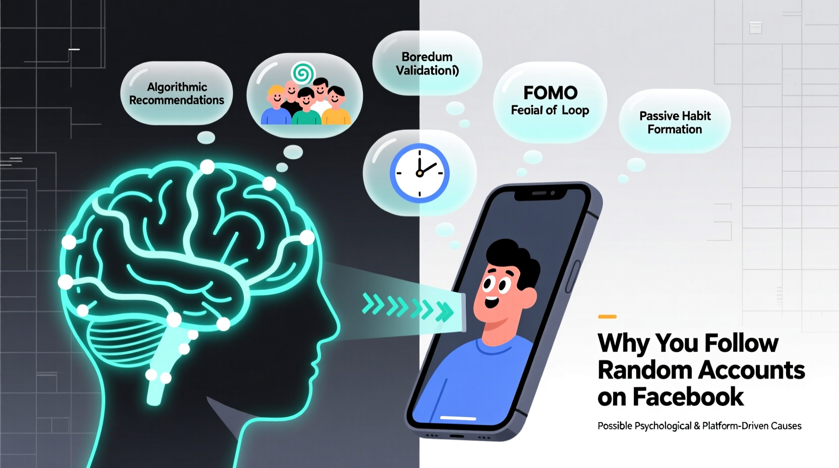 why am i following random accounts on facebook possible causes