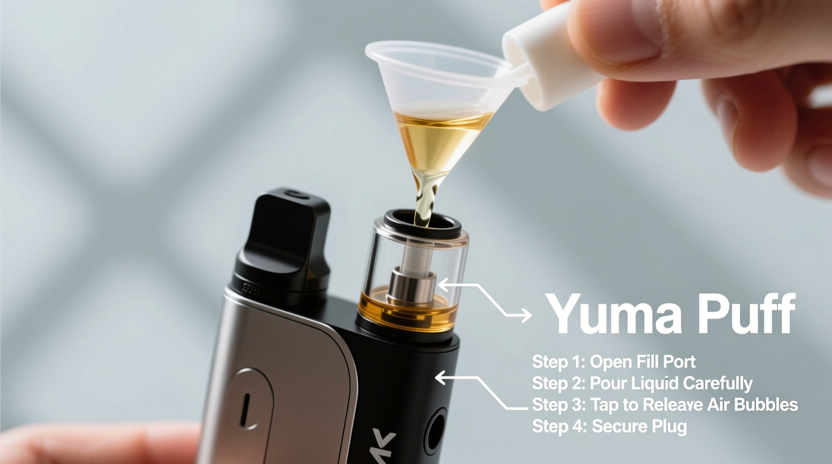 step by step guide how to properly load yuma puff liquid for the best vaping experience