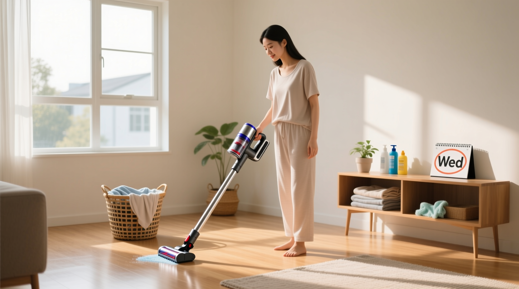 wednesday is vacuuming day healthy home cleaning routine week