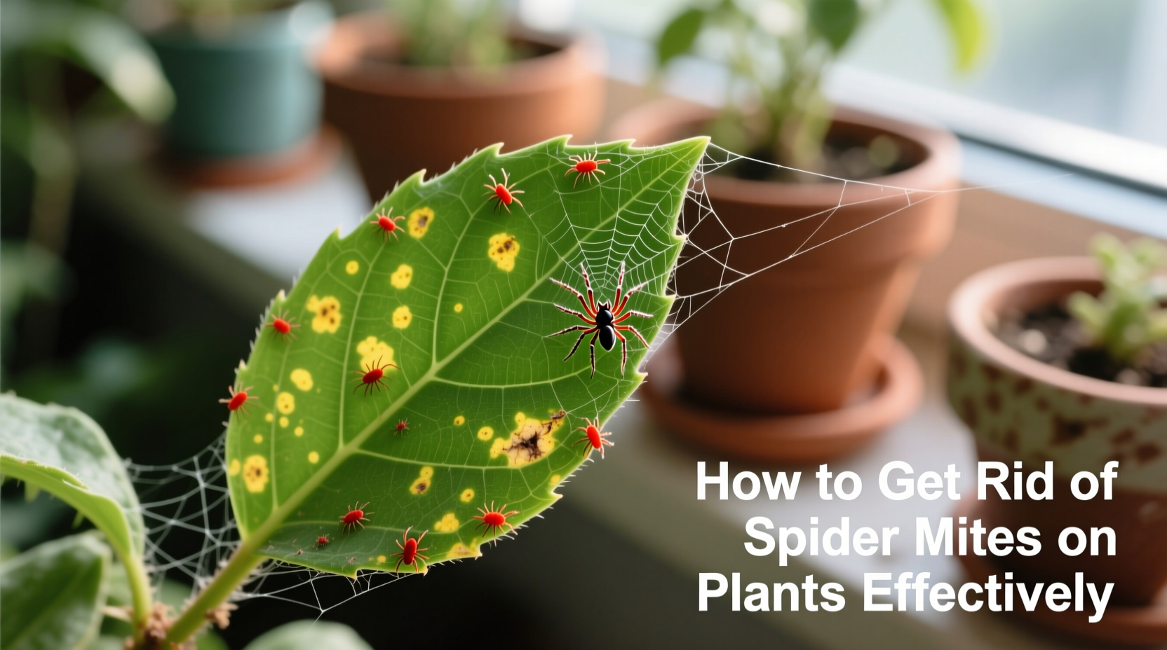 how do you get rid of spider mites on plants