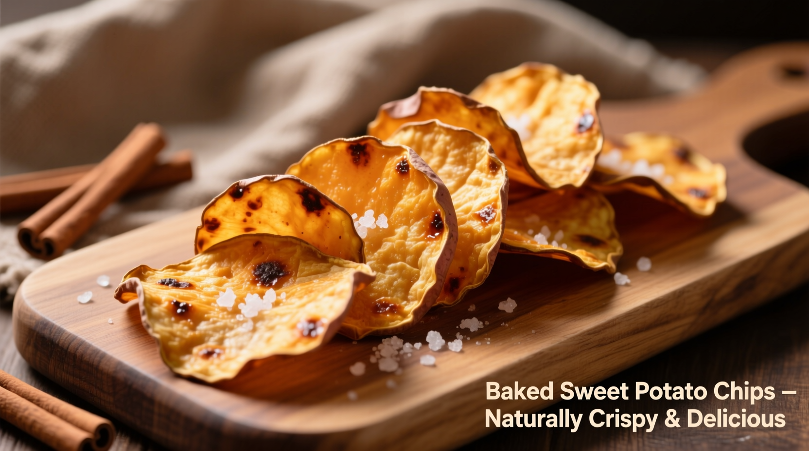 baked sweet potato chips