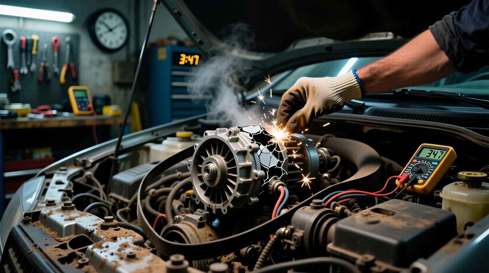 how long will a car run with a bad alternator