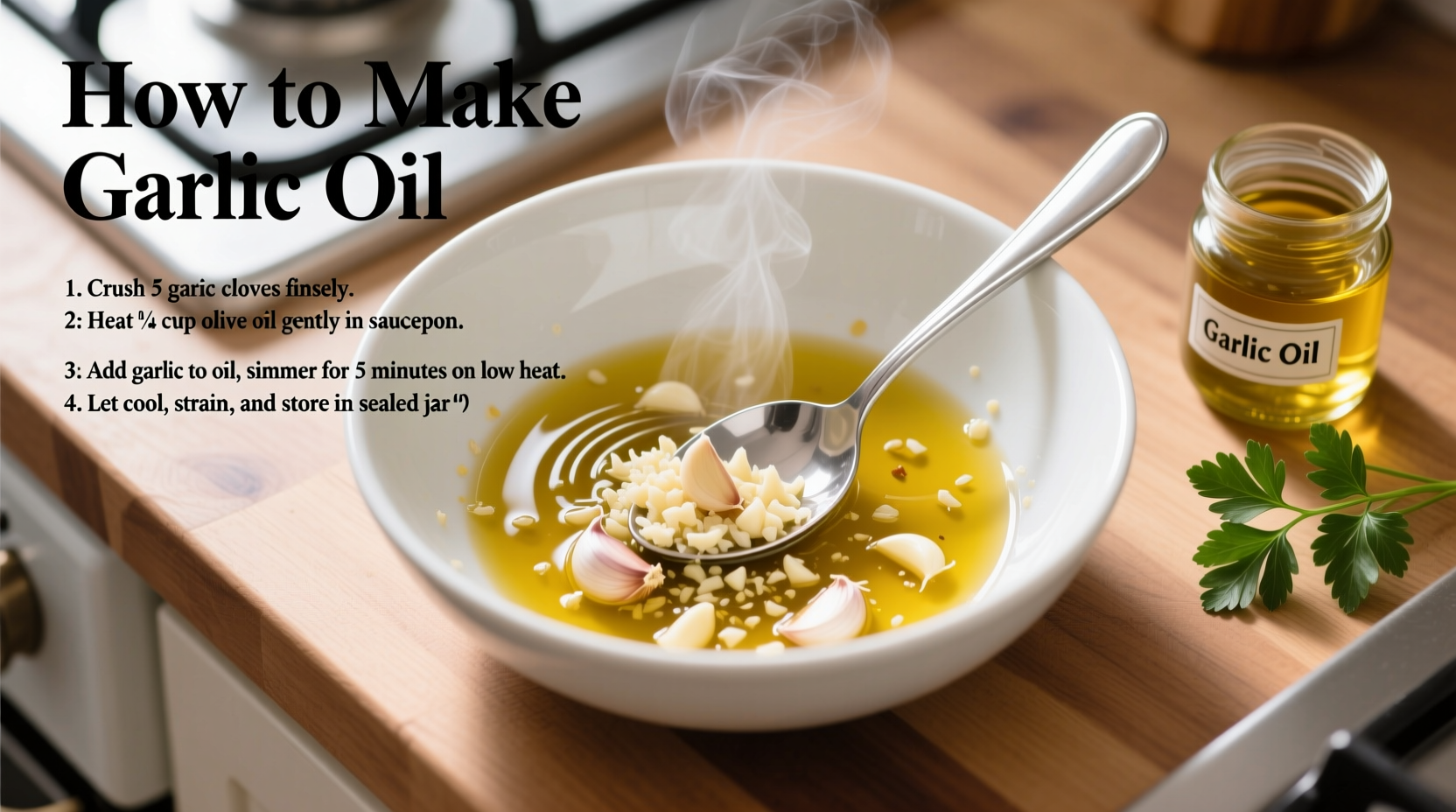 how to make a garlic oil