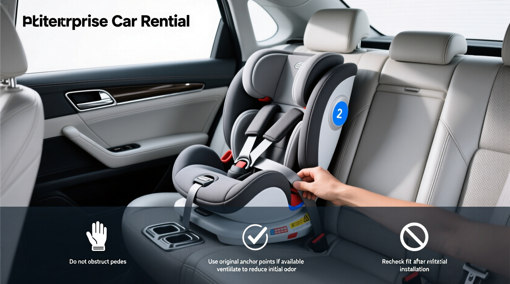 does enterprise car rental have child seats