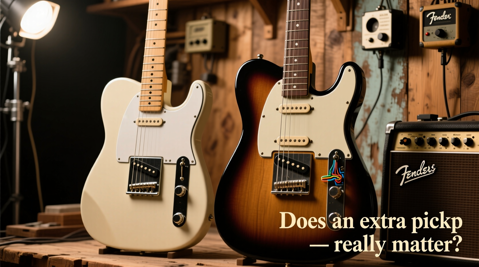 fender esquire vs telecaster does an extra pickup really matter