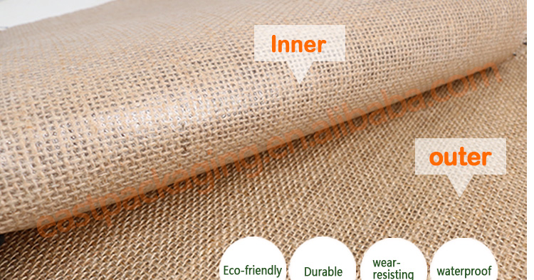 Custom Silk Screen Printing Black Jute Tote Bag With White Logo Printed