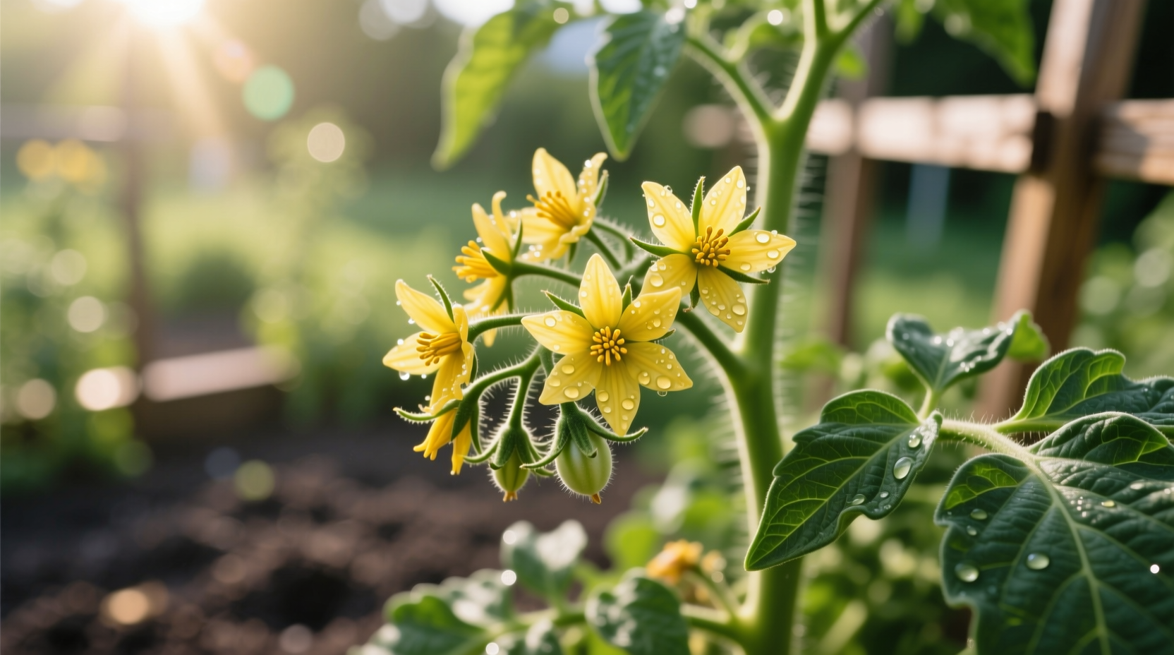 tomato plant flower
