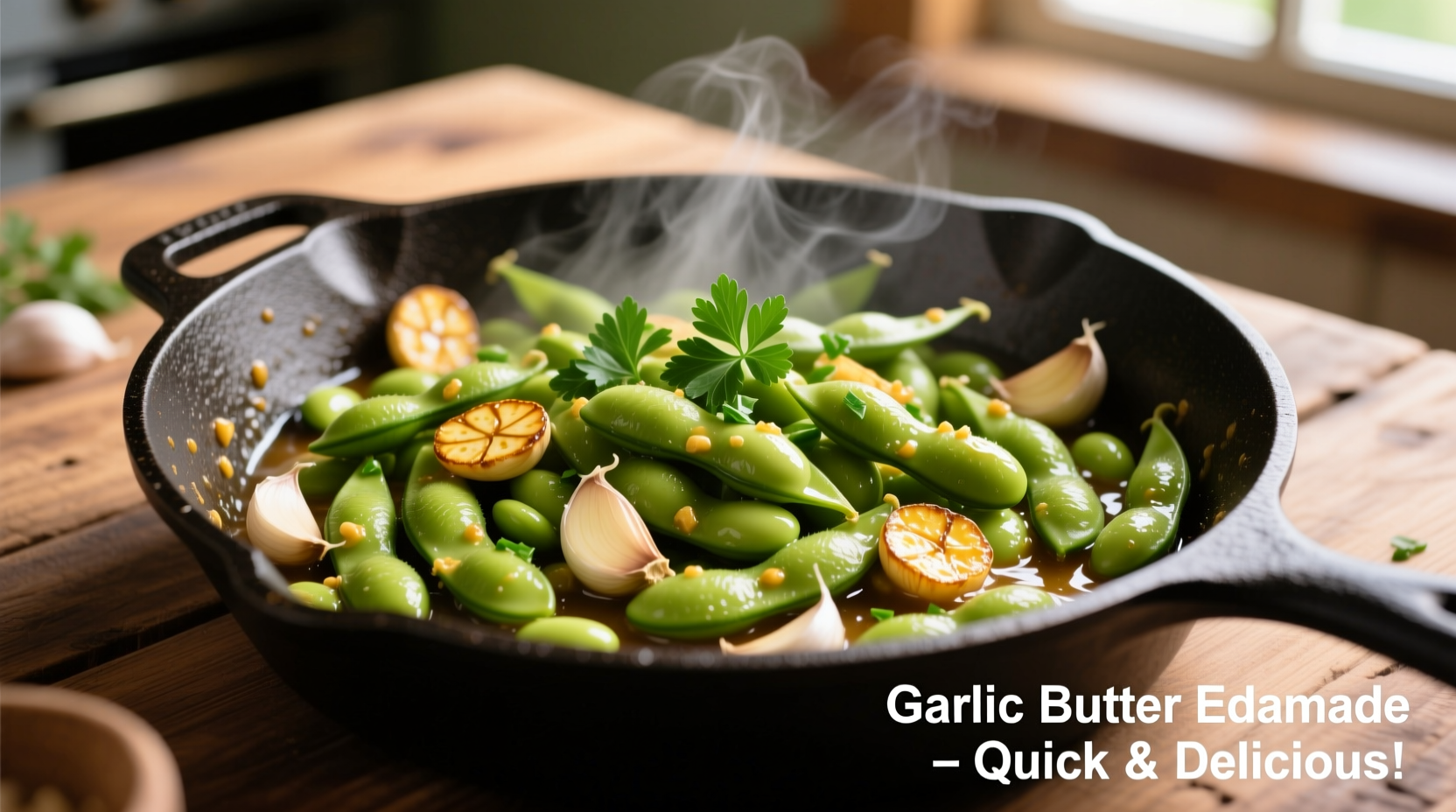 edamame recipes garlic
