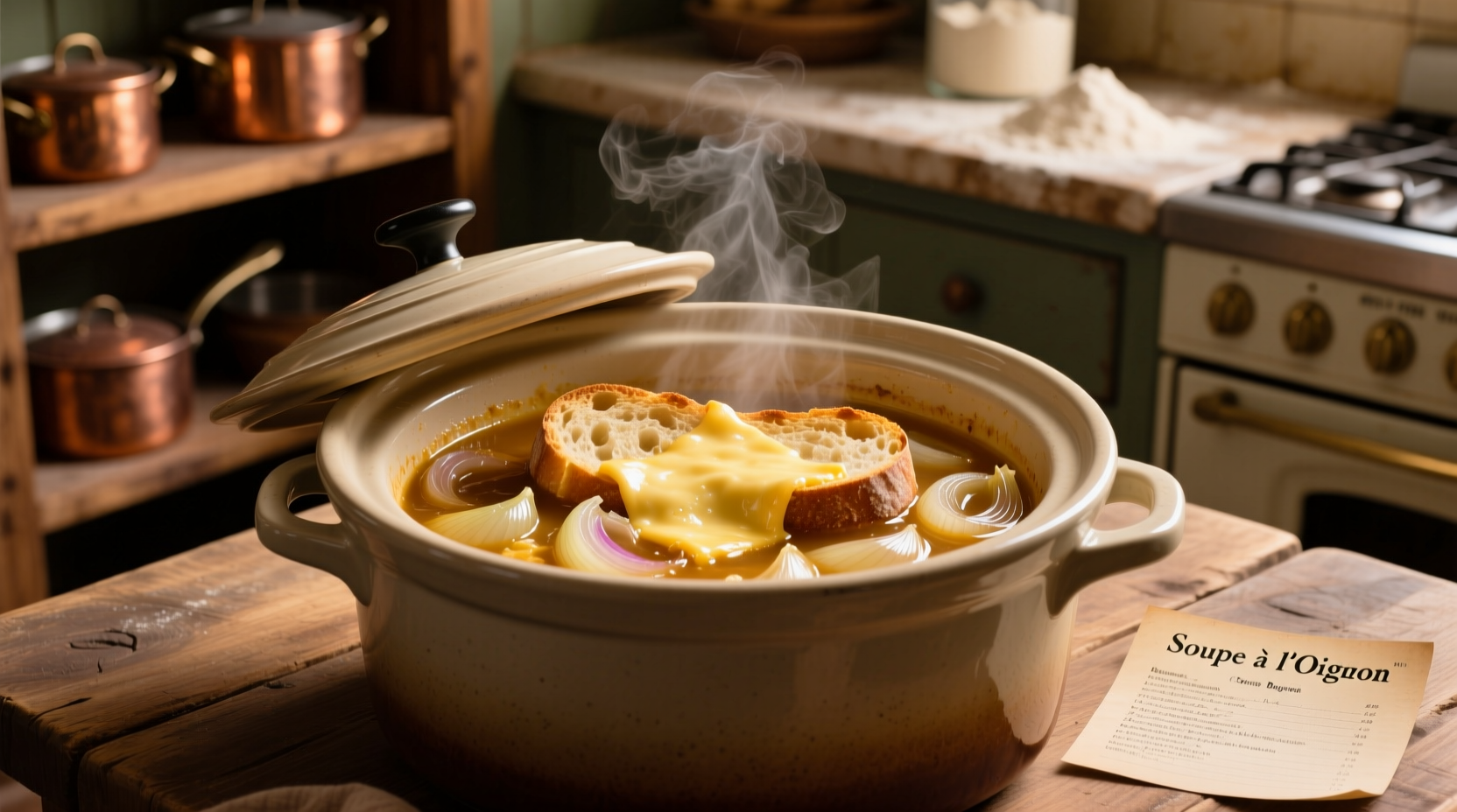 Perfect Slow Cooker French Onion Soup with Roast Beef