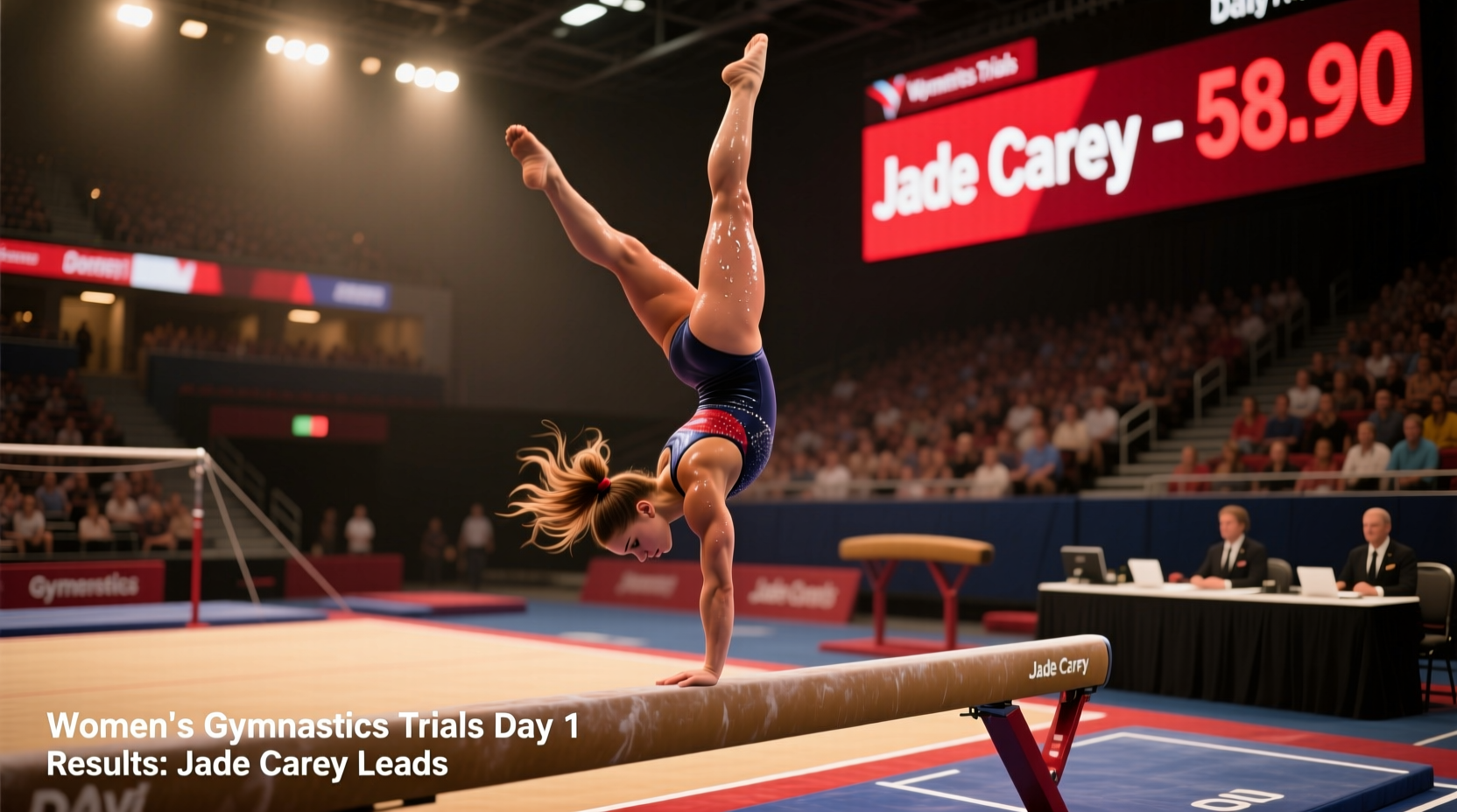 womens gymnastics trials day 1 results