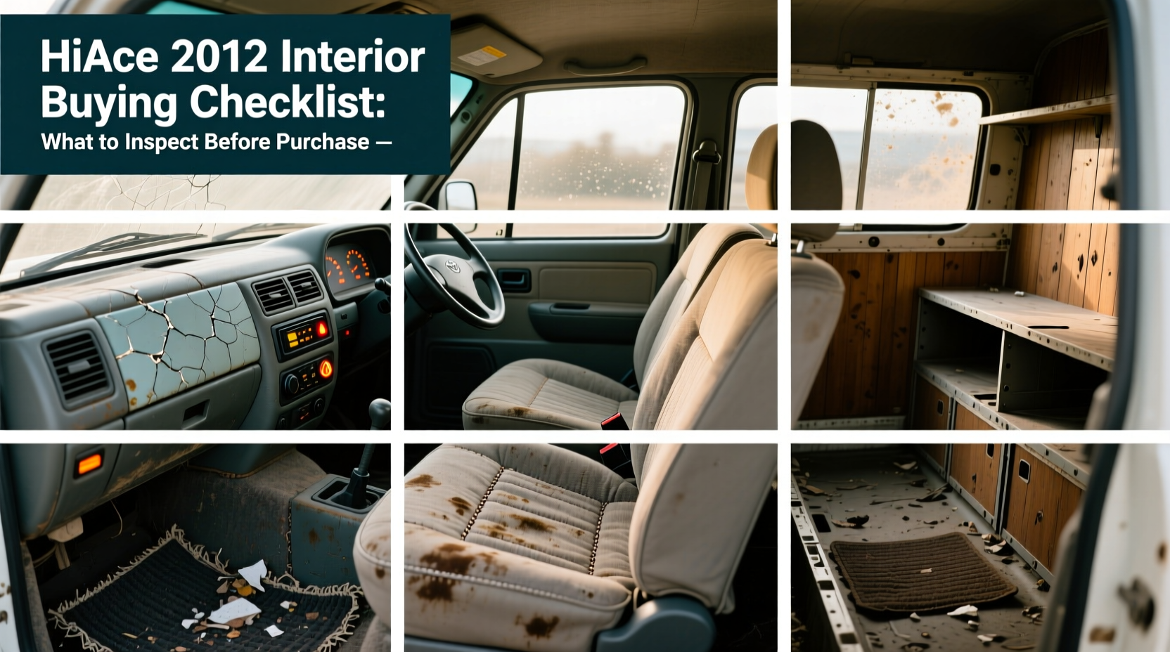 hiace 2012 interior buying checklist
