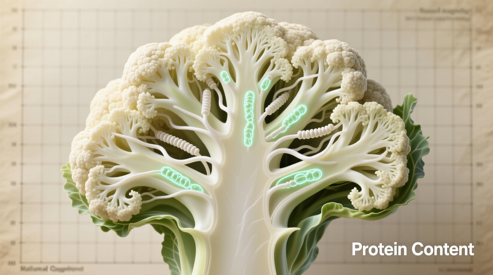 protein in cauliflower