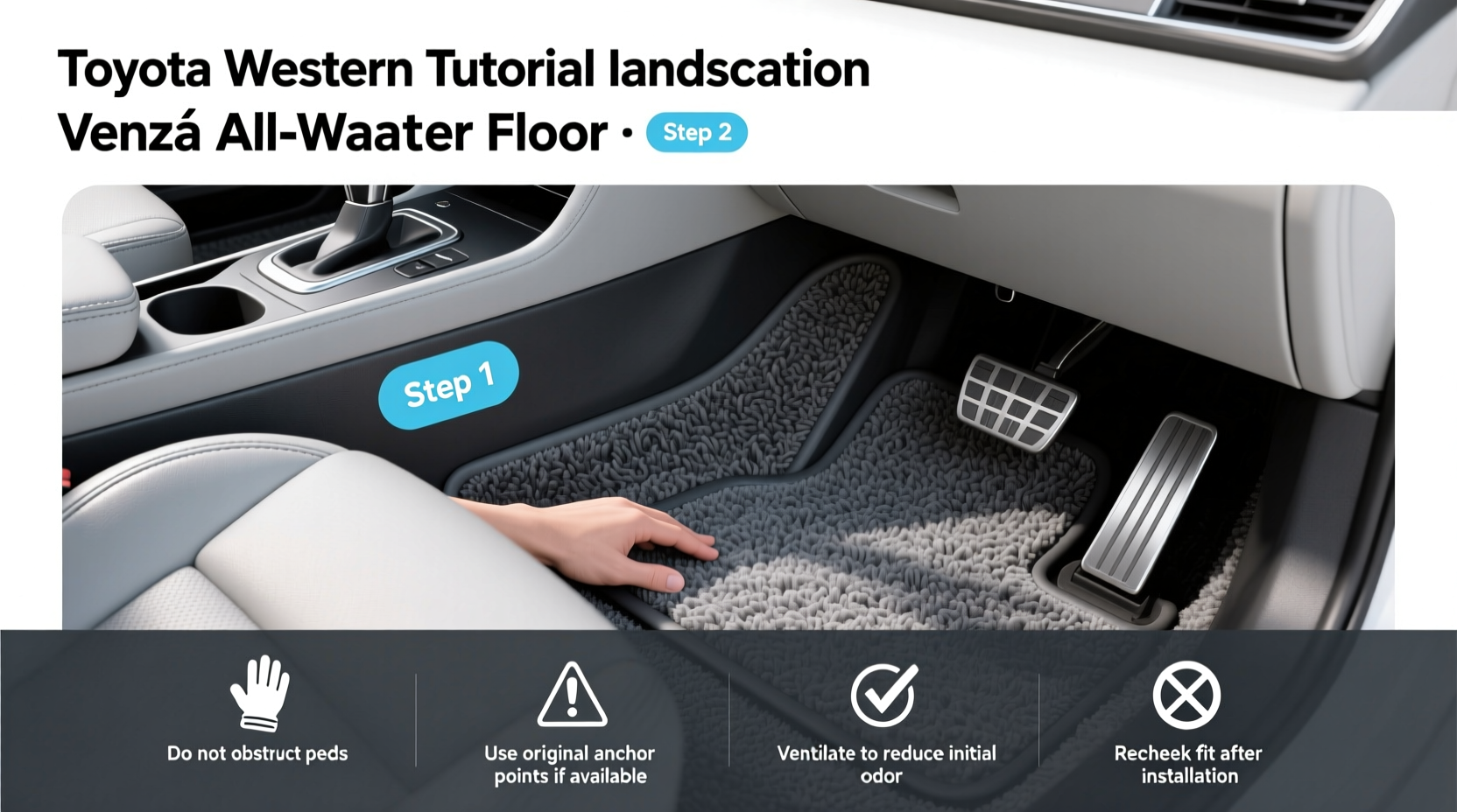 How to Choose Toyota Venza All Weather Floor Mats