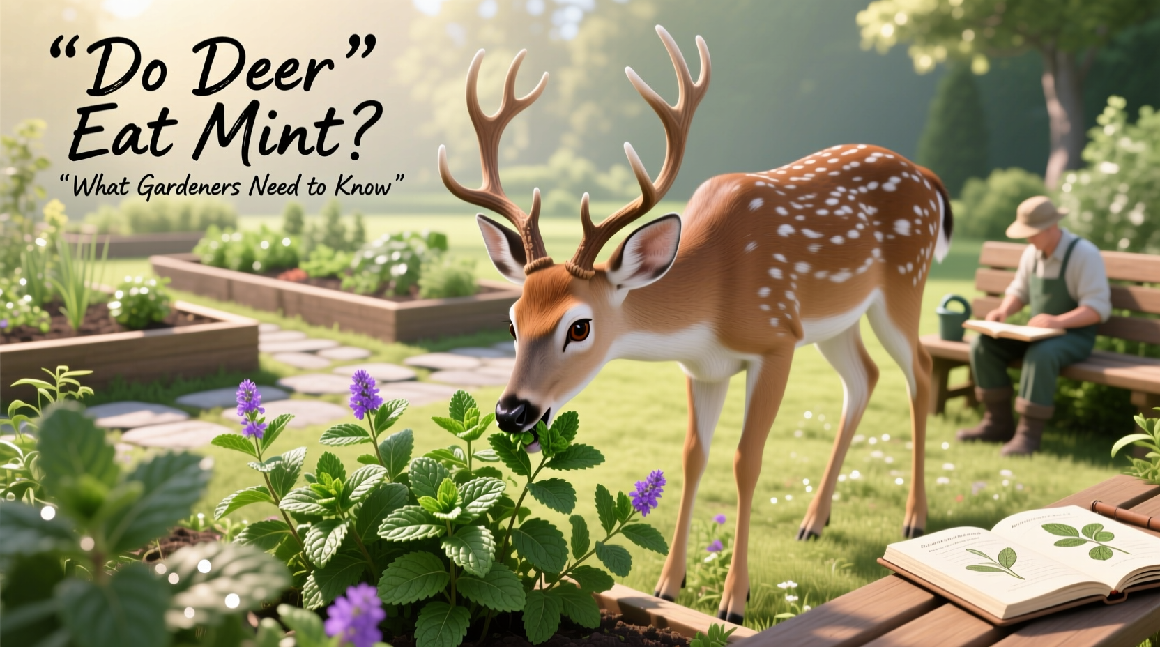 does deer eat mint