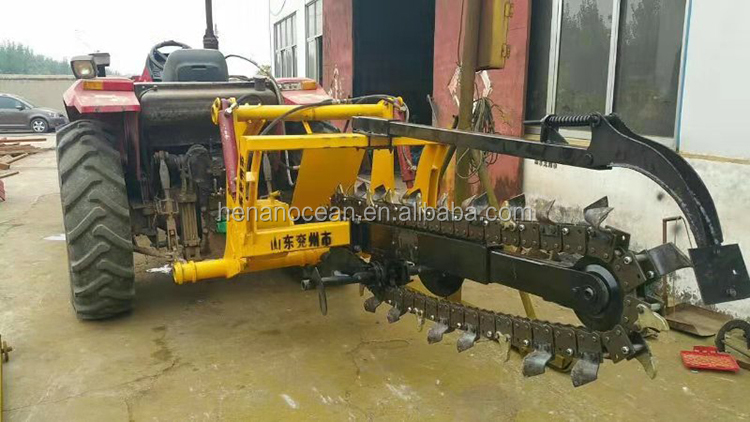 High Quality portable Self-propelled Trenching Machine Trencher For Sale
