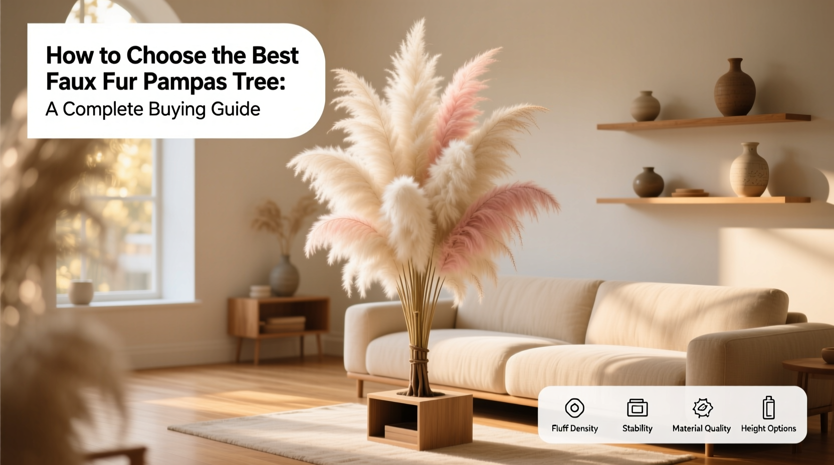 How to Choose the Best Faux Fur Pampas Tree for Your Home Decor