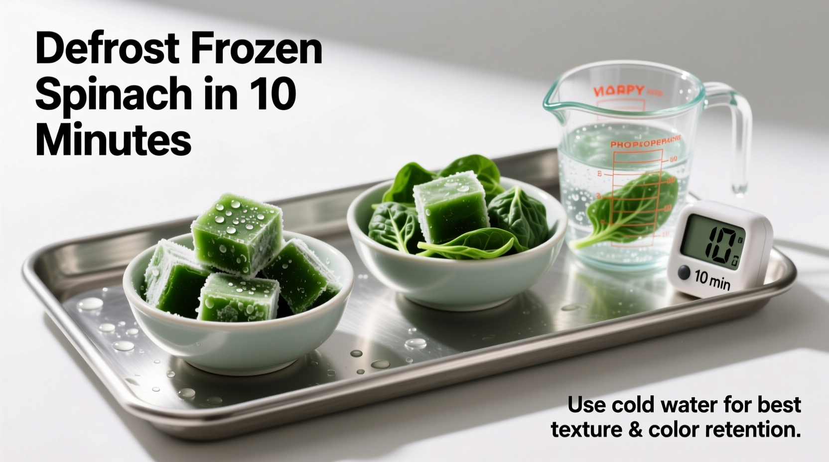 How to Defrost Frozen Spinach: 3 Best Methods (Fast & Safe)