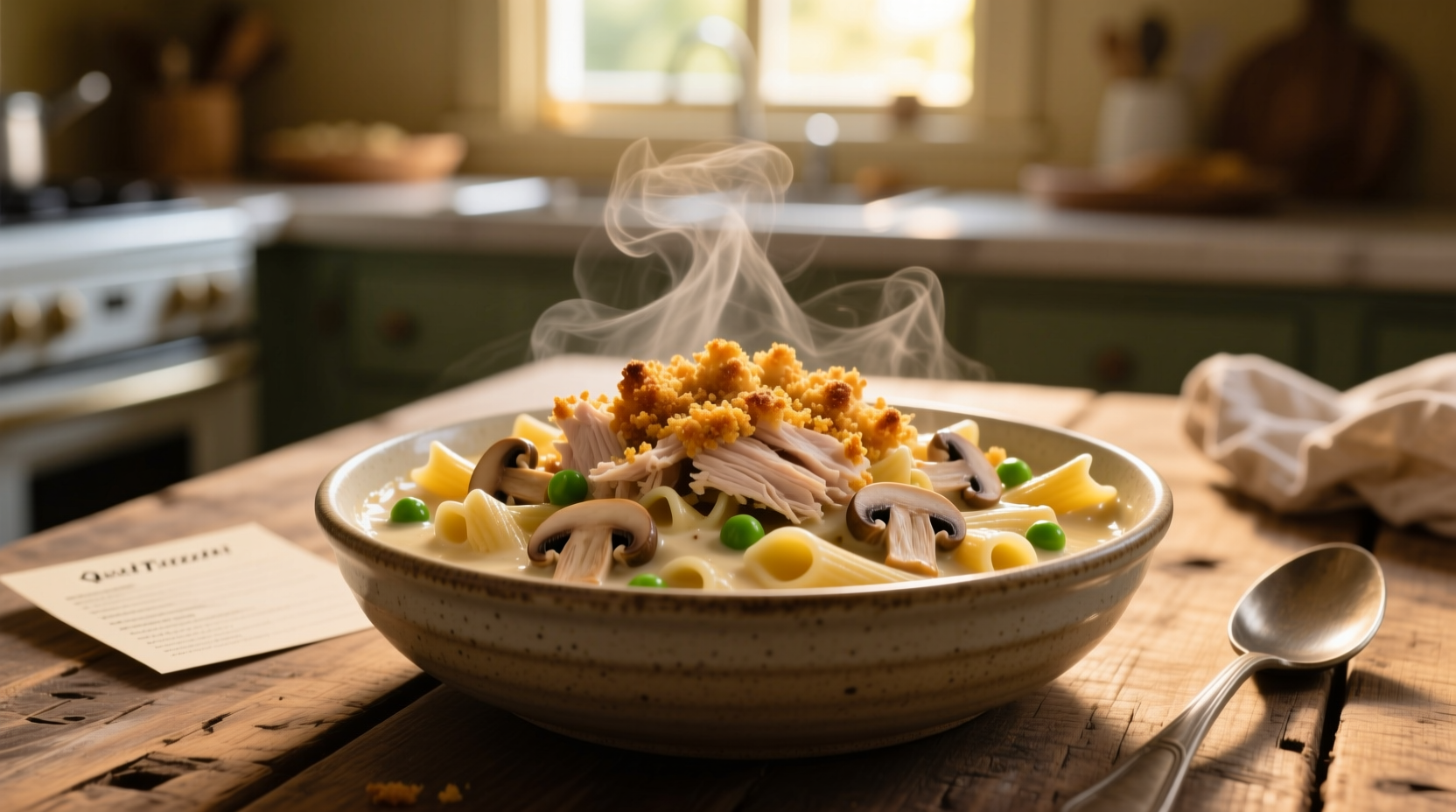 quick turkey tetrazzini