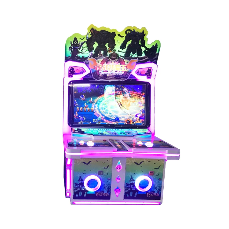 Màn hình 42 inch hoạt động bằng đồng xu video arcade 2 người chơi máy trò chơi bắn cá bàn cá