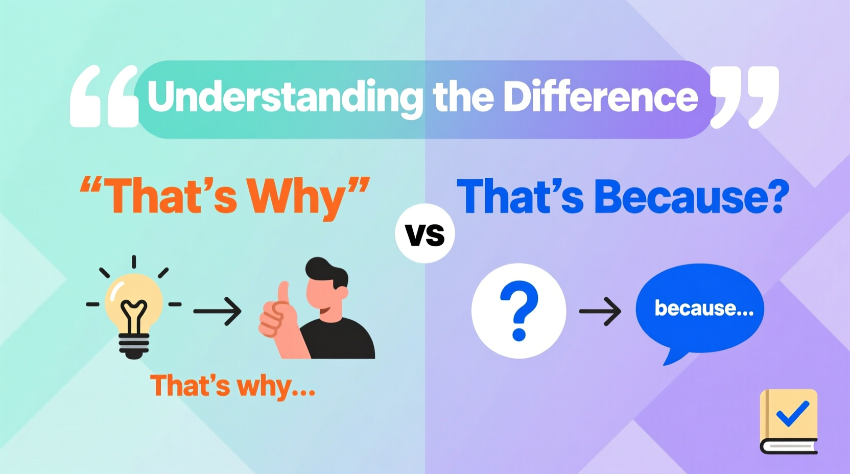 thats why vs thats because understanding the difference