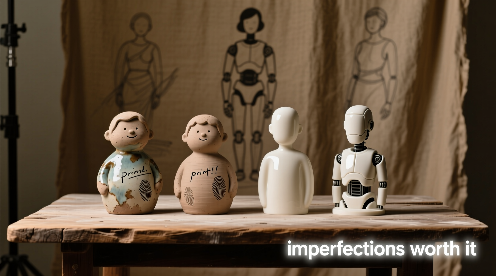 handmade figures vs 3d printed figures are the imperfections worth it