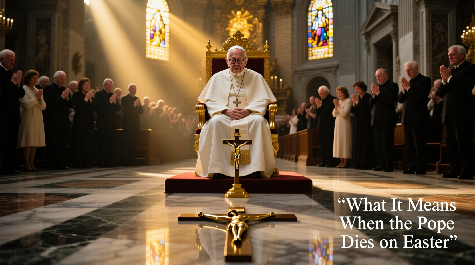 what does it mean when the pope dies on easter