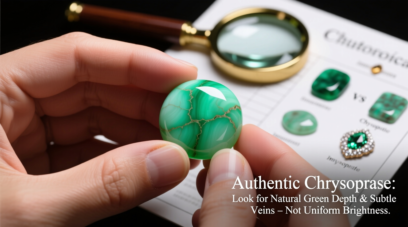 expert tips to spot authentic chrysoprase gemstones with confidence