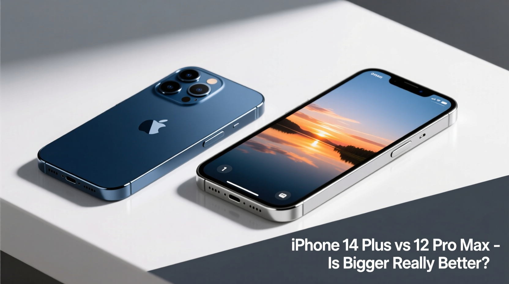 iphone 14 plus vs 12 pro max is bigger really better or is it justdifferent