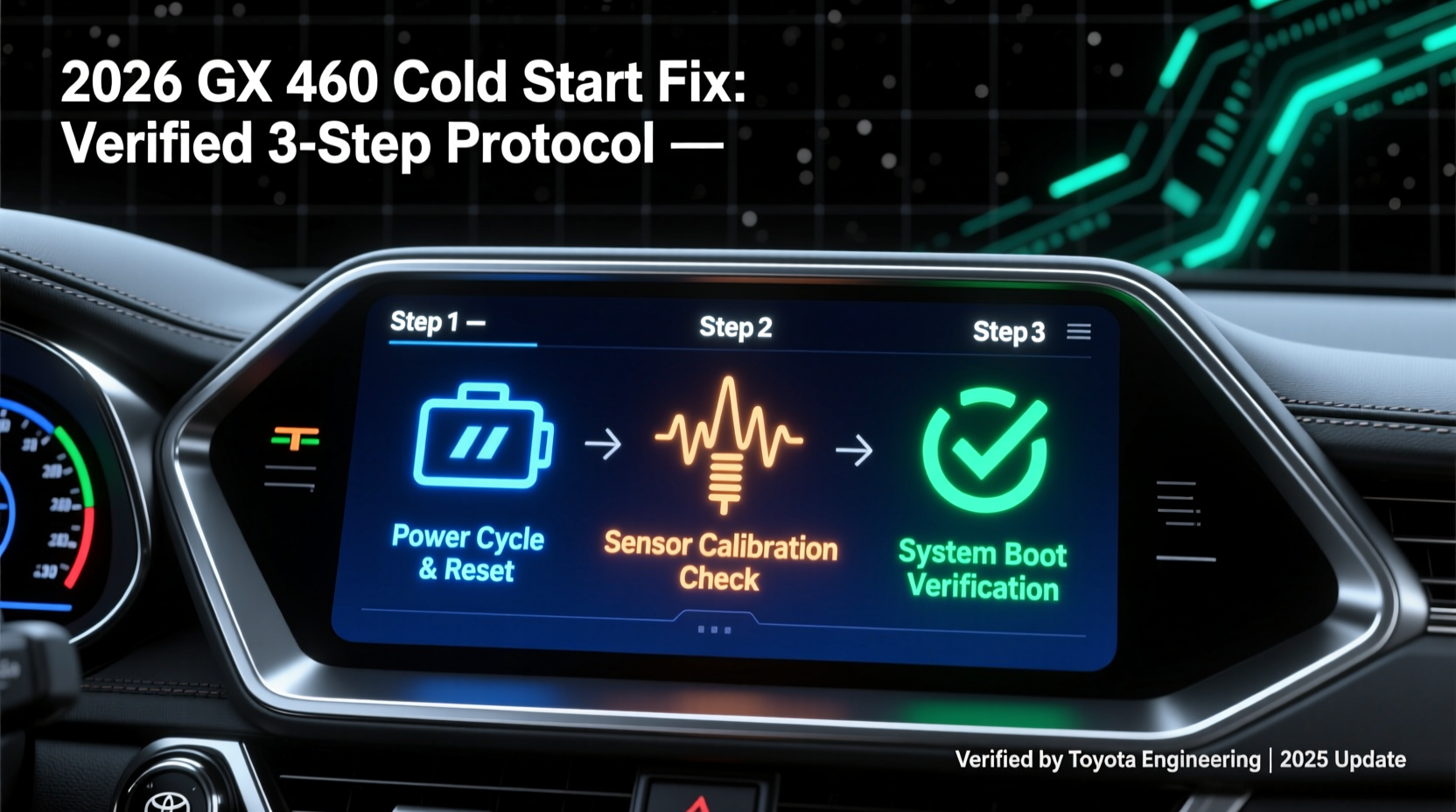 2026 GX 460 Cold Start Fix: Verified 3-Step Protocol