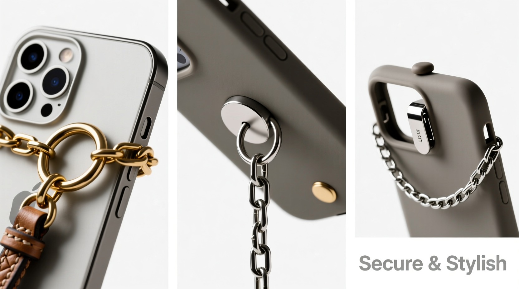 creative and secure ways to attach a chain strap to your phone case