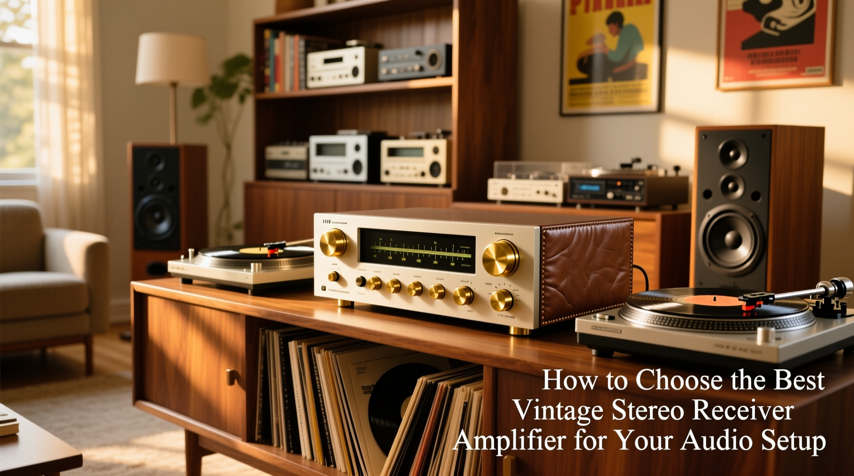 vintage stereo receiver amplifier