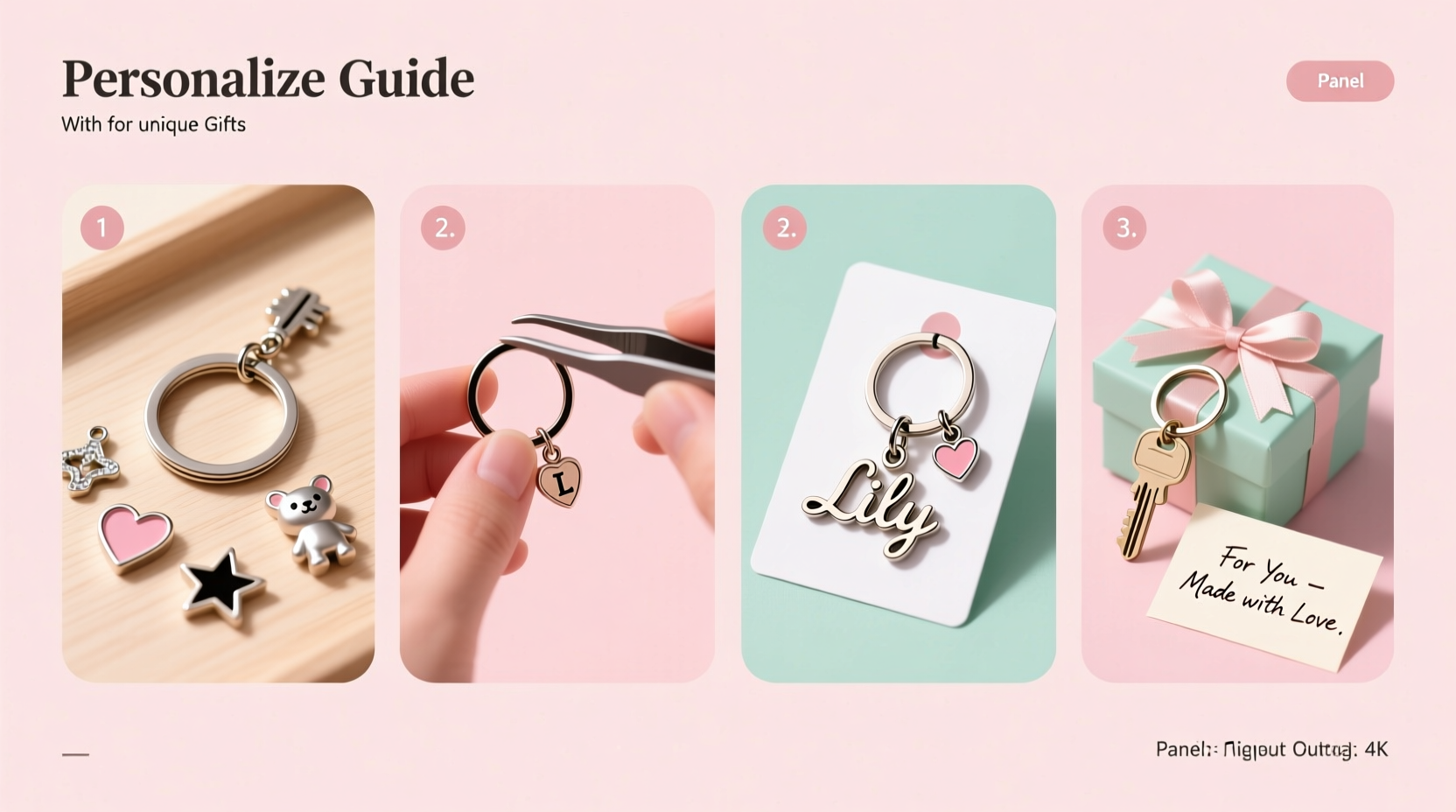 step by step guide to personalizing keychains with charms for unique gifts