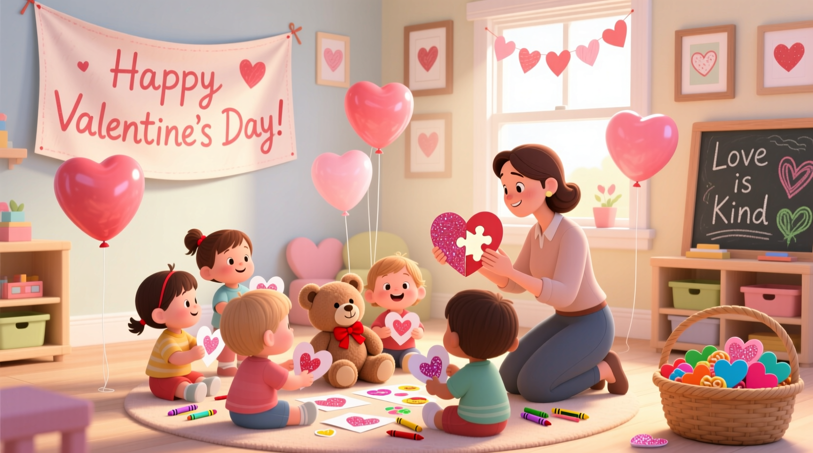 how to teach toddlers about valentines day