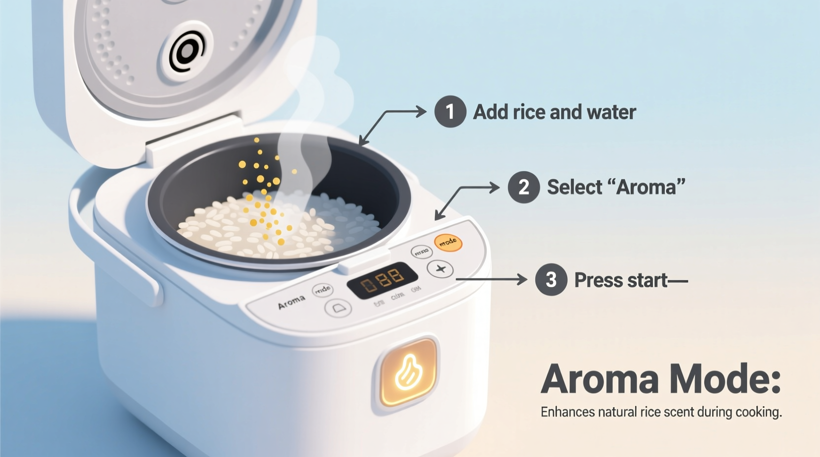 How to Use Rice Cooker Aroma Function Properly