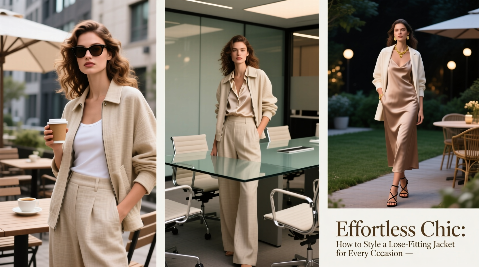 effortless chic how to style a loose fitting jacket for every occasion