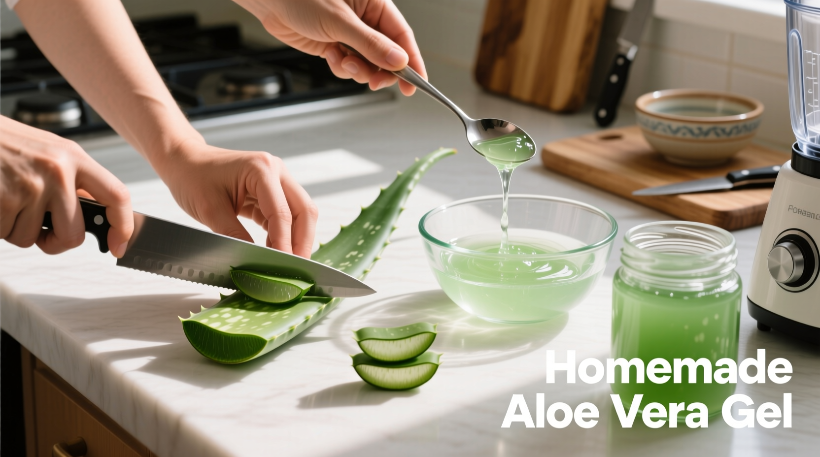How to Make Thick Aloe Vera Gel at Home
