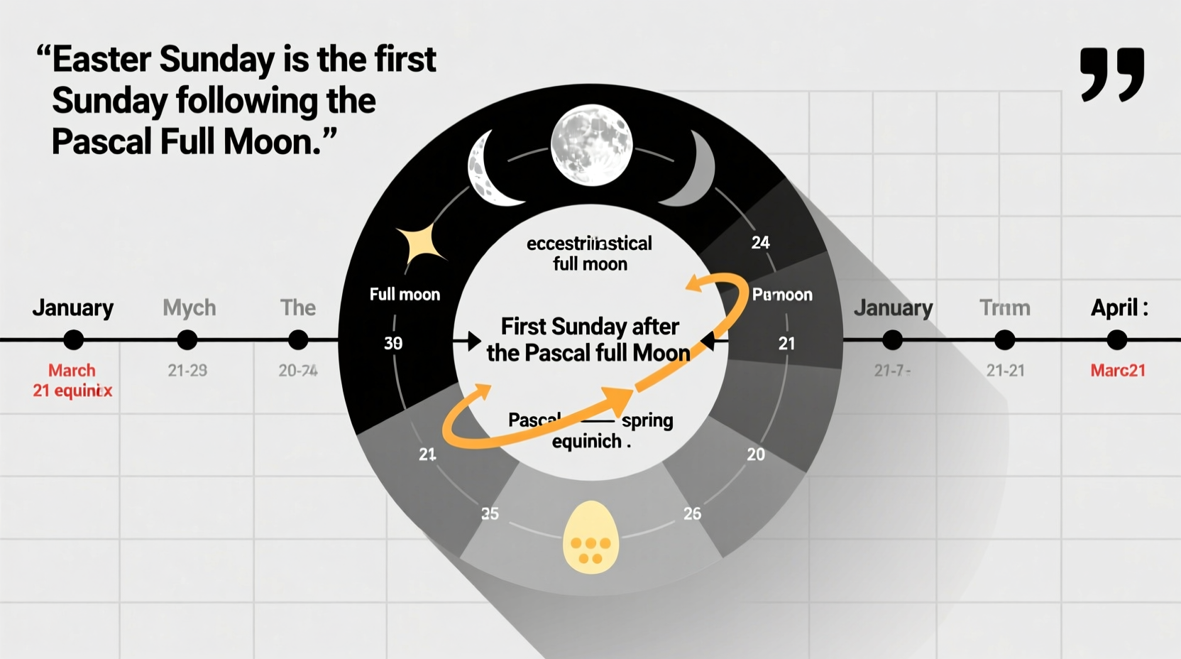 how do we pick easter sunday