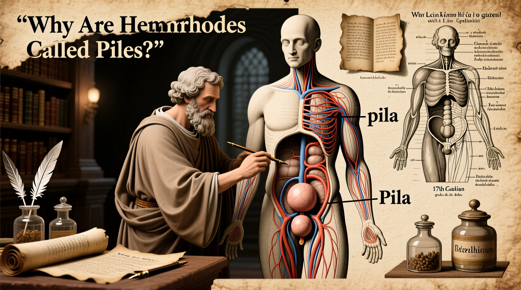why are hemorrhoids called piles origins common usage
