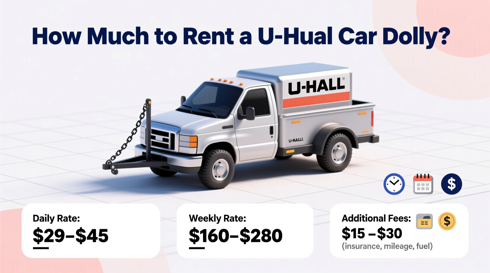 how much to rent a uhaul car dolly