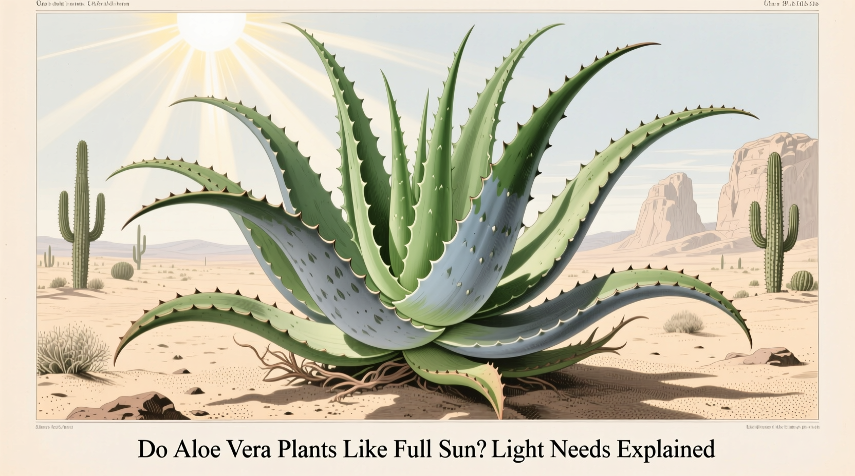 do aloe vera like full sun