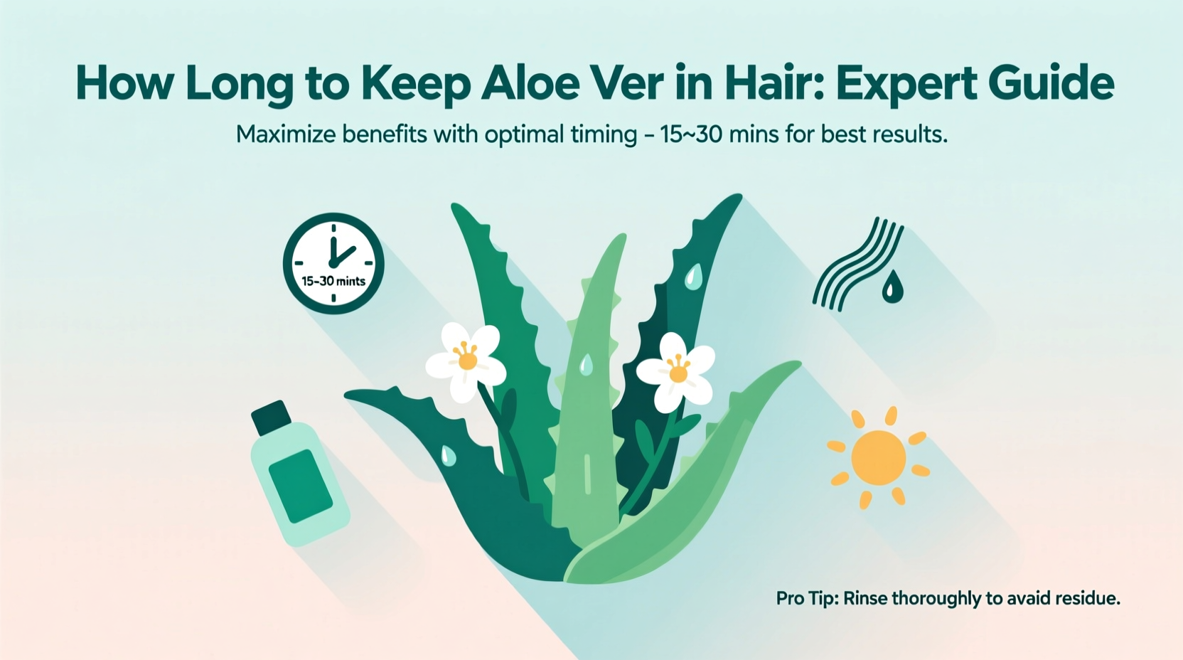How Long to Keep Aloe Vera in Hair: Expert Guide