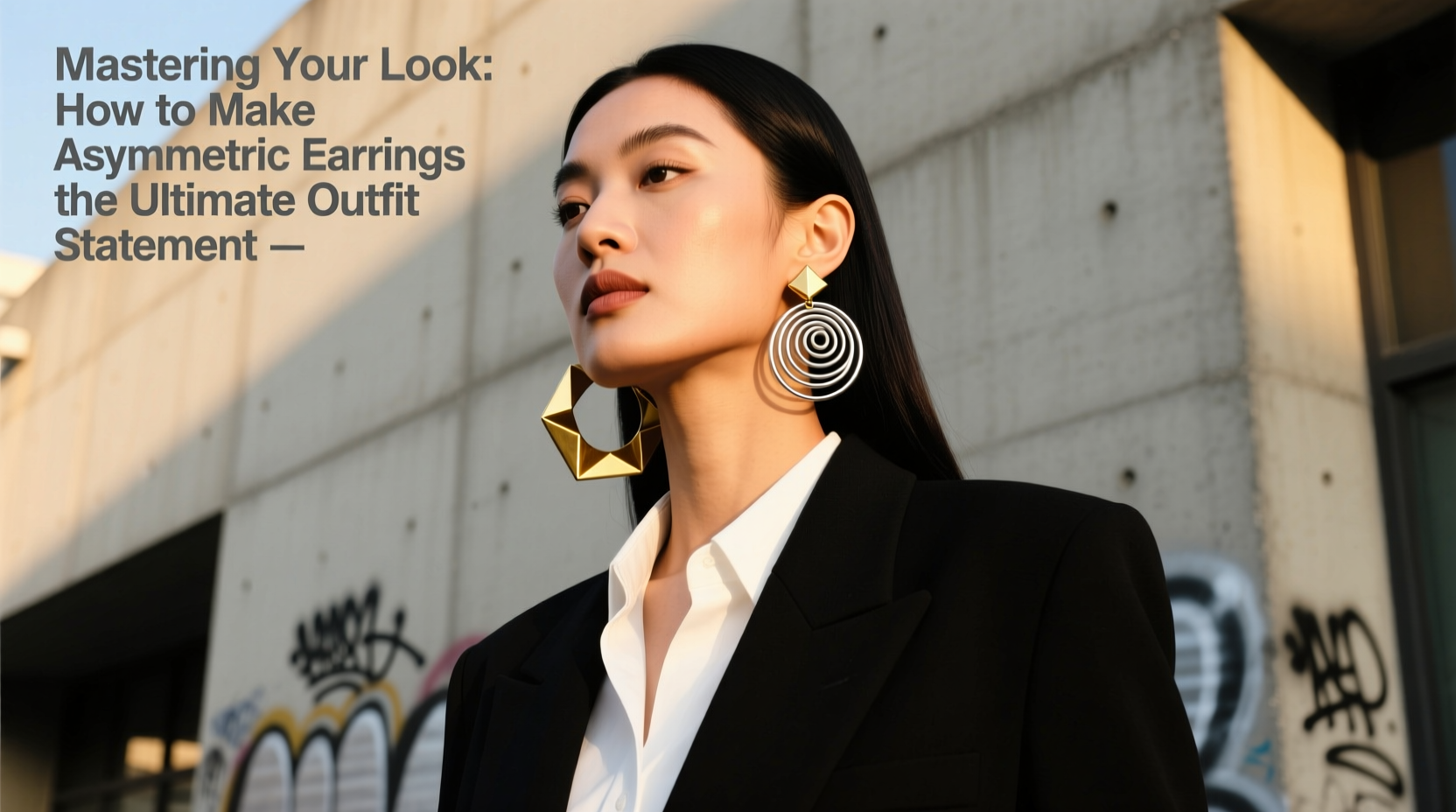 mastering your look how to make asymmetric earrings the ultimate outfit statement