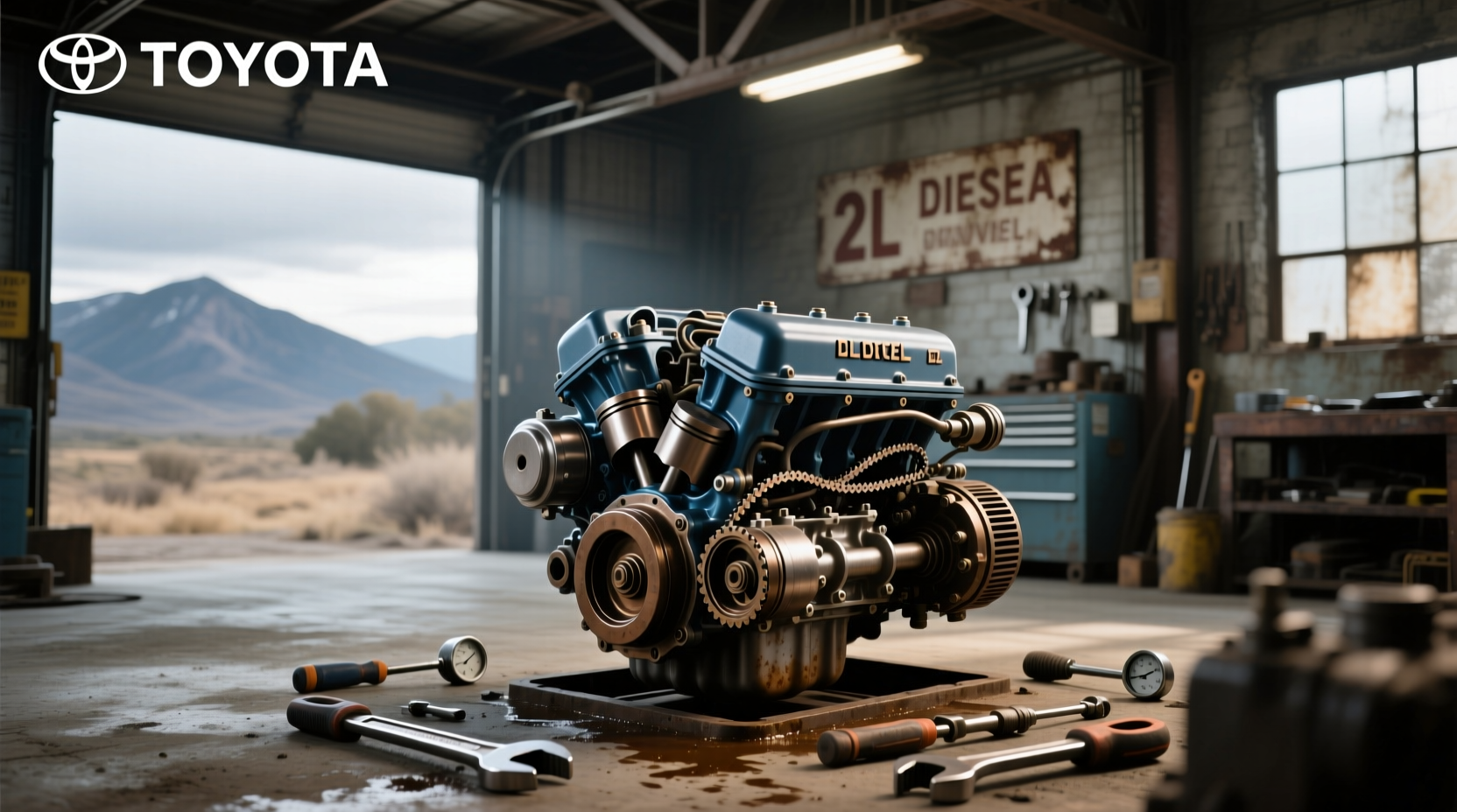 What is the Toyota 2L diesel engine used for and how reliable is it?