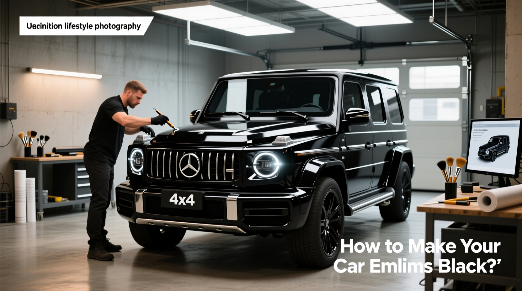 How to choose 4x4 chrome emblem, How to make your car emblems black?