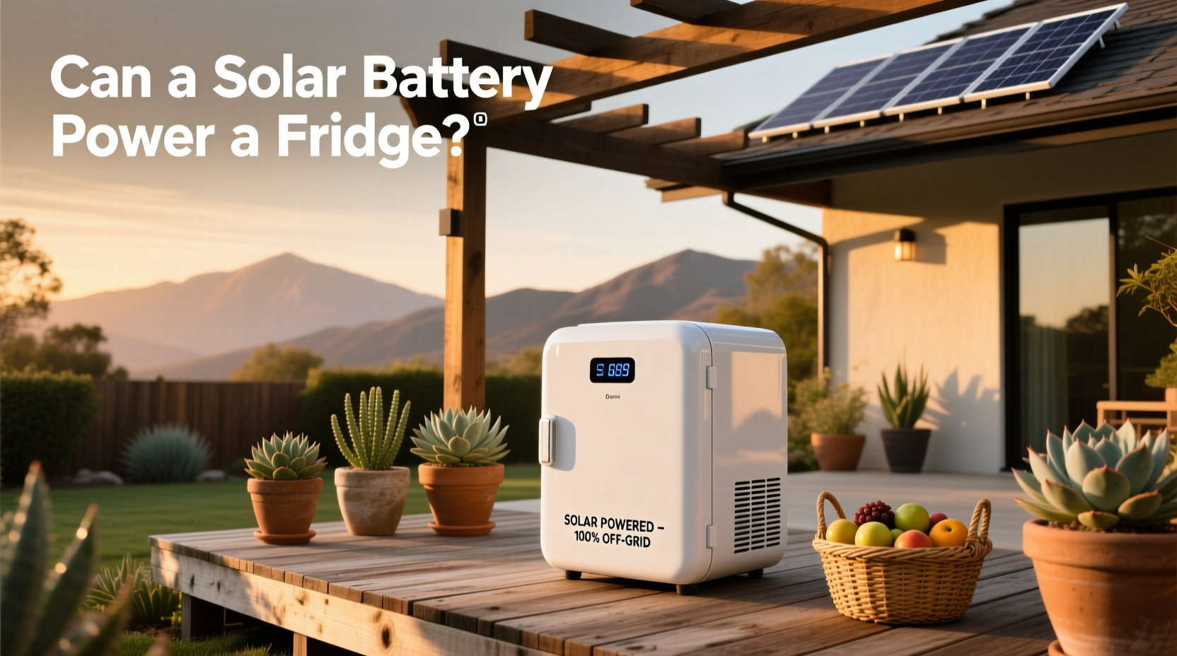 How to Choose Solar Battery Powered Mini Fridge, Can It Work?